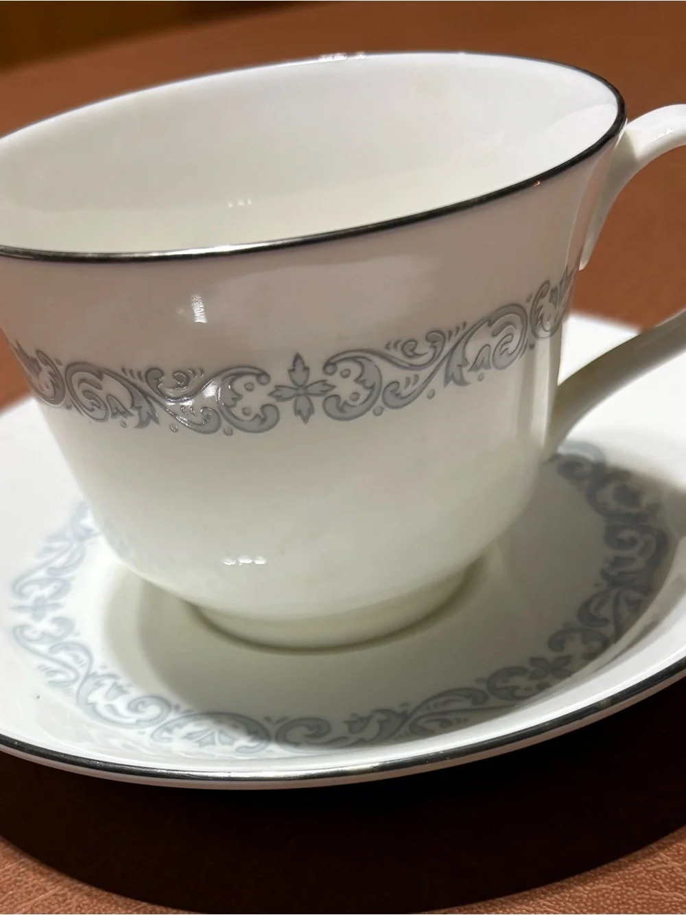 Silver Scroll China by Minton